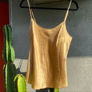Gold Vintage Silk Camisole